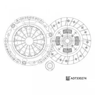 Комплект сцепления BLUE PRINT ADT330274