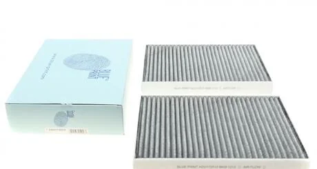 Фільтр салону вугільний к-т BLUE PRINT ADU172515