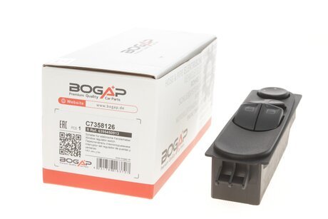 Переключатель стеклоподьёмника BOGAP C7358126