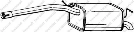 Глушник задній BOSAL 233-505