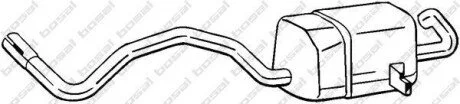 Глушник задня частина RENAULT MEGANE II (02-10), RENAULT Scenic (03-08) (280-81 BOSAL 280815