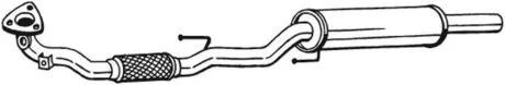 Глушник передній SEAT Cordoba 02-09 BOSAL 281-483