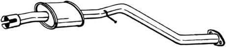 Глушитель, алюм. сталь, передн. часть HYUNDAI IX35 (10-) (281-971) BOSAL 281971
