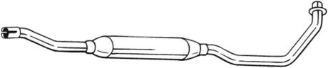 Глушник середня частина FIAT SEDICI (06-14), SUZUKI SX4 (06-15) (283-991) BOSAL 283991