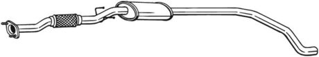 Глушитель, алюм. сталь, передн. часть FIAT GRANDE PUNTO (05-) (289-037) BOSAL 289037