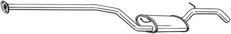 Глушник, алюм сталь, передн част FORD FOCUS (10-) (291-027) BOSAL 291027