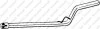 Глушник, алюм. сталь, середн. частина VOLKSWAGEN CADDY III 1.9 TDi (02/04-) (800-001) BOSAL 800001 (фото 1)