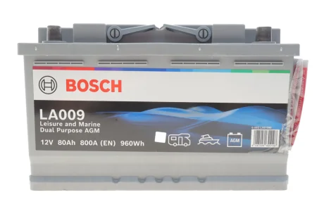 Акумулятор Bosch 12В/80/800/22,76кг BOSCH 0 092 LA0 090