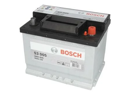 Аккумулятор 56Ah-12v (S3005) (242x175x190),R,EN480 BOSCH 0092S30050
