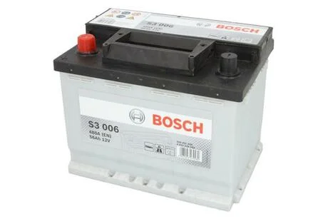 Акумулятор 56Ah-12v (S3006) (242x175x190),L,EN480 !КАТ. -20% BOSCH 0092S30060