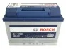 Аккумулятор 74Ah-12v (S4008) (278x175x190),R,EN680 BOSCH 0092S40080 (фото 3)