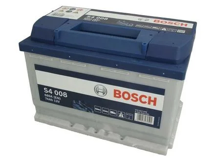 Аккумулятор 74Ah-12v (S4008) (278x175x190),R,EN680 BOSCH 0092S40080