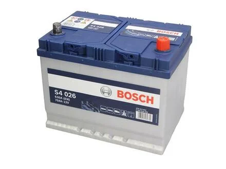 Аккумулятор 70Ah-12v (S4026) (261x175x220),R,EN630(Азия) BOSCH 0092S40260