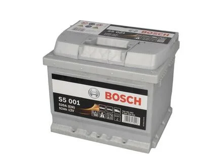 Аккумулятор 52Ah-12v (S5001) (207x175x175),R,EN520 BOSCH 0092S50010