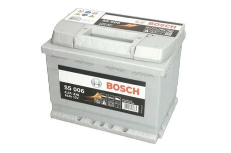 Аккумулятор 63Ah-12v (S5006) (242x175x190),L,EN610 BOSCH 0092S50060