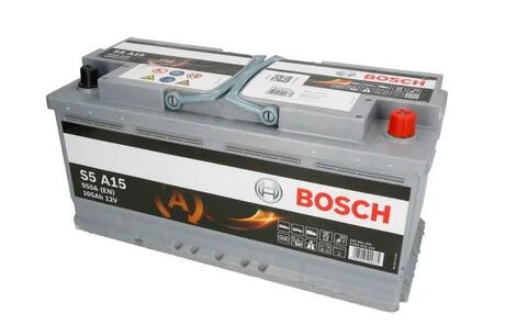 Аккумулятор 105Ah-12v AGM (S5A15) (394х175х190), R, EN 950 BOSCH 0092S5A150