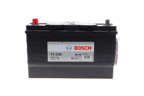 Акумулятор 12В/110Аг/680А/28,58кг BOSCH 0 092 T30 361 (фото 1)