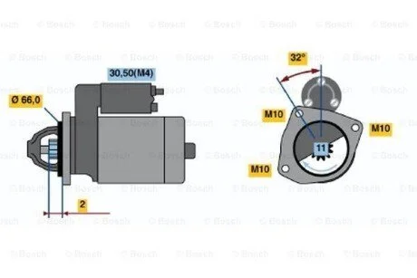 Генератор BOSCH 0986019271