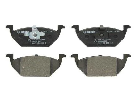 Комплект гальмівних колодок, дискове гальмо BOSCH 0986424364