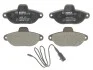 Комплект тормозных колодок, дисковый тормоз BOSCH 0986424379 (фото 1)