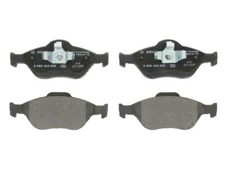 Колодка гальм. диск. FORD FIESTA, FUSION, MAZDA 2 передн. BOSCH 0 986 424 558