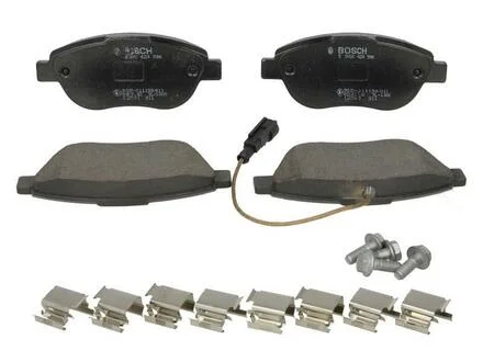 Комплект гальмівних колодок, дискове гальмо BOSCH 0986424596