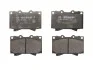 Комплект тормозных колодок, дисковый тормоз BOSCH 0986424640 (фото 1)