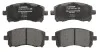 Комплект тормозных колодок, дисковый тормоз BOSCH 0986424700 (фото 1)