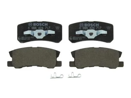 Комплект гальмівних колодок, дискове гальмо BOSCH 0986424717