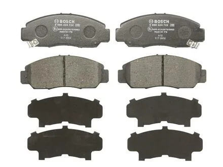 Комплект гальмівних колодок, дискове гальмо BOSCH 0986424722
