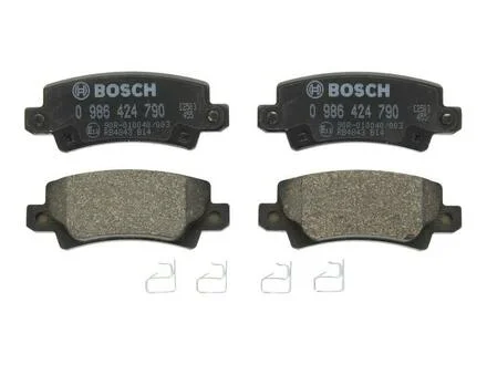 Комплект тормозных колодок, дисковый тормоз BOSCH 0986424790