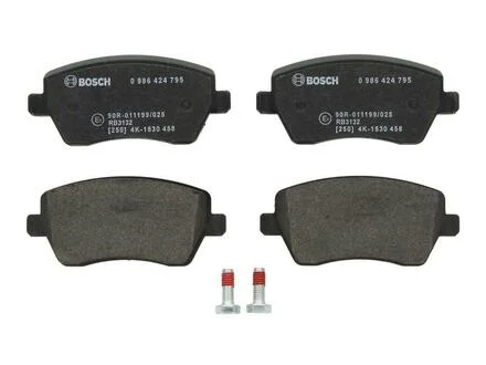 Комплект гальмівних колодок, дискове гальмо BOSCH 0986424795