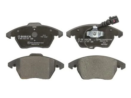 Комплект гальмівних колодок, дискове гальмо BOSCH 0986424797