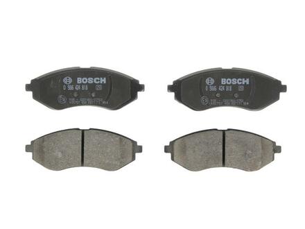 Комплект тормозных колодок, дисковый тормоз BOSCH 0986424818 (фото 1)