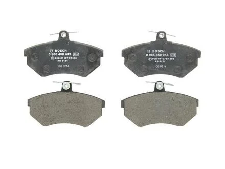Колодка гальм. диск. SEAT CORDOBA (6K2/C2), IBIZA II (6K1), VW GOLF II передн. BOSCH 0 986 460 943