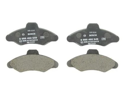 Колодка торм. диск. FORD ESCORT передн. BOSCH 0 986 460 949
