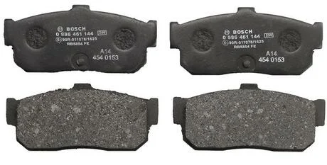 Комплект гальмівних колодок, дискове гальмо BOSCH 0986461144