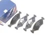 Комплект гальмівних колодок, дискове гальмо BOSCH 0986466402 (фото 1)