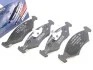 Комплект гальмівних колодок, дискове гальмо BOSCH 0986466402 (фото 2)