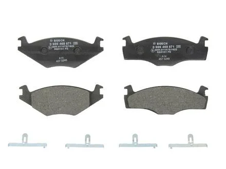 Комплект тормозных колодок, дисковый тормоз BOSCH 0986468871
