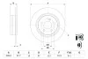 Гальмівний диск MERCEDES W204/A207/C207 \'\'R "07>> BOSCH 0986479410 (фото 5)
