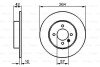 ДИСК ГАЛЬМIВНИЙ ЗАДНIЙ COATED BOSCH 0 986 479 B85 (фото 6)