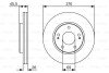 Тормозной диск MITSUBISHI Lancer/Space Runner F'1,6-2,499-08 PR2 BOSCH 0986479S00 (фото 1)