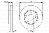 Гальмівний диск MITSUBISHI Lancer/Space Runner F'1,6-2,499-08 PR2 BOSCH 0986479S00 (фото 1)