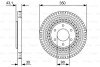 Тормозной диск NISSAN/INFINITI Armada/Titan/QX56''F'5,6'03-10 - кр. 1 шт BOSCH 0986479V51 (фото 1)