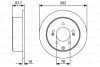 Гальмівний диск HYUNDAI/KIA K3/Soul/Yue Dong/i30/Elantra \'\'R \'\'1,6-2,0 \'\'08>> BOSCH 0986479W12 (фото 1)