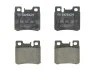 Комплект тормозных колодок, дисковый тормоз BOSCH 0986490260 (фото 1)