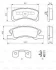 Колодки гальмівні дискові передні, комплект SUBARU BOSCH 0986494134 (фото 1)