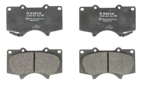 Комплект тормозных колодок, дисковый тормоз BOSCH 0986494153