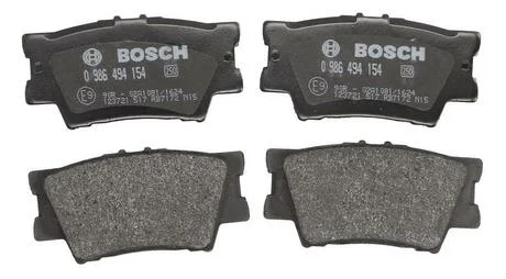 Комплект гальмівних колодок, дискове гальмо BOSCH 0986494154